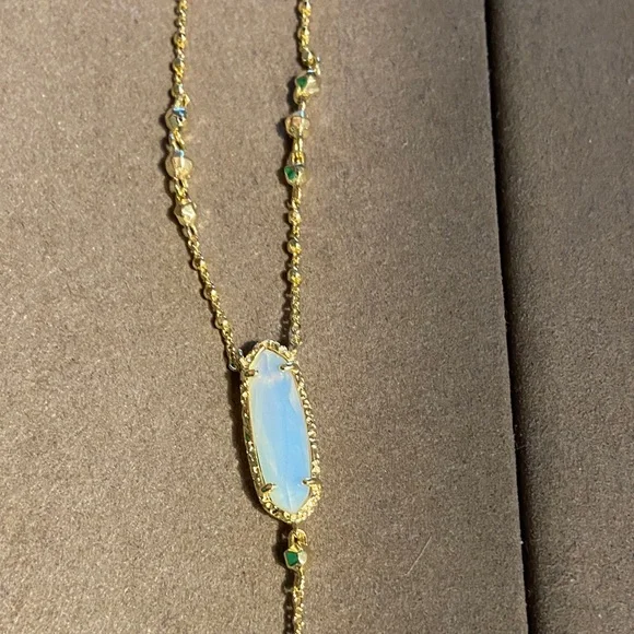 Kendra Scott Elegant Gold Necklace with Opal Accents - Picture 3 of 5
